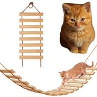 LEGOWISKO DLA KOTA MOST DO ZAWIESZENIA KŁADKA DLA KOTA MOSTEK LINOWY 100 cm