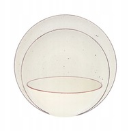 Zastawa obiadowa Komplet LUBIANA Stoneware 6/18 porcelana Pustynny Piasek