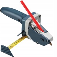 NOŻ DO CIĘCIA PŁYT GIPSOWO-KARTONOWYCH Z TAŚMĄ MIERNICZĄ I CYRKLEM