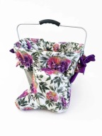 Wyściółka wkład do koszyka rowerowego +Pokrowiec na siodło rowerowe.