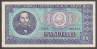 Rumunia 100 lei 1966 - Balcescu - E.0157 - 1966