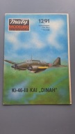Mały Modelarz 12/1991 Samolot Ki-46 -III KAI DINAH (nierozcięty)