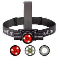 Czołówka Sofirn HS21 SFT40 + 6x CSP1919 + 3x HFL1-R 6500K + ogniwo 18650