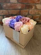 Flower box - kwiaty w pudełku - hand made - sztab Wolin