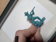 Stara Zabawka PRL Żołnierzyk Kowboj Odpust Lizak