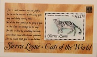 Sierra Leone 1993 ** cena 6,50 zł kat.8€ (3) - fauna, koty