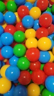 KULKI PLASTIKOWE 200 szt. 7cm PIŁKI WIELOKOLOROWE DO SUCHEGO BASENU