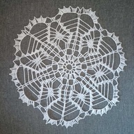 Serwetka szydełkowa śr. ok. 21 cm
