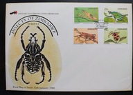 !!! KOPERTA FDC ZIMBABWE OWADY - PIĘKNE - STAN BARDZ DOBRY !!