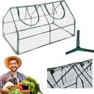 MINI SZKLARNIA OGRODOWA TUNEL FOLIOWY MAŁA FOLIA OGRODOWA NA BALKON