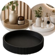 TACA DEKORACYJNA NOWOCZESNA DUŻA 23CM ORGANIZER PODSTAWKA TACKA TRZY KOLORY