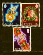 JERSEY** Ptaki, gołąb, Boże Narodzenie Mi 393-95