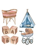 CUKROWY OPŁATEK NA TORT WYDRUK ROCZEK MIŚ BABY SHOWER RÓŻOWY balony IMIĘ a4