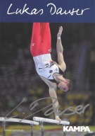 Autograf Lukas Dauser, gimnastyk artystyczny