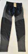Legginsy sportowe LeGer bezszwowe czarne L/XL wysoki stan NOWE