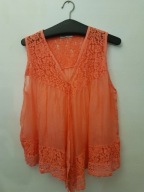 BLUZKA R.40/42/M/L M&G ITALY orygin SILK BOHO