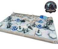 Bitwa o Hoth, zestaw ręcznie malowanych znaczników 3D + insert - SZTOS!