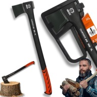 SIEKIERA ROZŁUPUJĄCA DUŻA DO RĄBANIA DRZEWA UNIWERSALNA SOLIDNA STAL 2,35KG