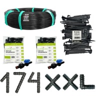 Linia kroplująca 16mm 100m z kompensacją 174 XXL Super Wytrzymała kropelka