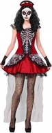 HIT NA HALLOWEEN MUJER DIA DE LOS MUERTOS Strój Kostium Meksykański S S/M M