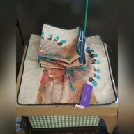 Zara Home poszewka z motywem indianina, nowe