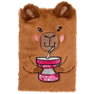 PAMIĘTNIK A5 NOTES PLUSZOWY WŁOCHACZ KAPIBARA z Ruchomymi Uszami