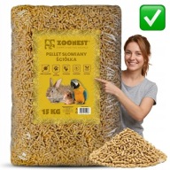 ŻWIREK SŁOMIANY EKOLOGICZNY DLA GRYZONI CHOMIKÓW KRÓLIKÓW 15 kg | ZOONEST
