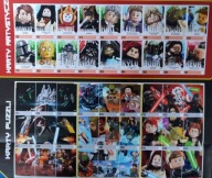 karty lego star wars edycja mocy seria 4, karty artystyczne puzzel puzzli