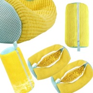 TORBA DO PRANIA BUTÓW WOREK PRZECHOWYWANIA CZYSZCZENIA OBUWIA Z MIKROFIBRĄ