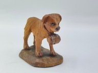 Bernardyn STARA malutka rzeźba kolekcjonerska 4,4cm do gablotki z figurkami