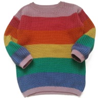 NEXT sweter tunika w kolorowe pasy 92/98cm