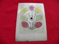 GLANEAU i CHOCHOŁY skandal w rodzinie POCZTÓWKA DŹWIĘKOWA malowanka zalipie