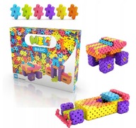 KLOCKI KONSTRUKCYJNE EDUKACYJNE WAFLE MELI BASIC OGROMNY ZESTAW 1000 EL.