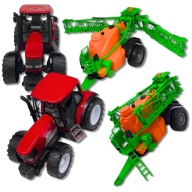 TRAKTOR MASZYNA Z OPRYSKIWACZEM ZABAWKA DLA DZIECI CIĄGNIK ROLNICZY NAPĘD