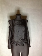 Bluzka damska Bershka emo goth rock grunge retro XS 34