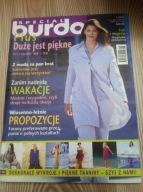 Burda duże jest piękne plus 1/2001 vintage wykroje krawieckie retro diy