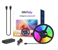 TAŚMA LED AMBILIGHT DO TV! 5M RGB 100 CALI! MONITOR BIURKO STREAMER!