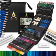 ZESTAW DO SZKICOWANIA KOLOROWANIA RYSUNKU Z PRZYBORAMI DLA KAŻDEGO 145w1