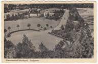 ŁÓDŹ LITZMANNSTADT OKUPACJA OGRÓD MIEJSKI STEMPEL