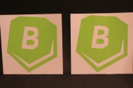 NAKLEJKA B JAK BROYX - AUTO ROWER MOTOR KASK