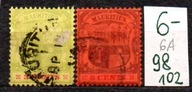 Mauritius 6A , nr 98, 102