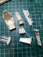 Żywica J-35 Draken kokpit + przedział uzbrojenia 1/48