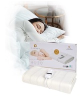 Koc elektryczny biały Carmen 150x80cm 60W 3 poziomy ciepła możliwość prania