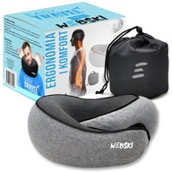 PODUSZKA PODRÓŻNA ZAGŁÓWEK POD SZYJE GŁOWE KARK EASY TRAVEL