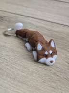 Breloczek Alaskan Malamute 3d - Seria Psów Brelok Druk3d fidget Keychain