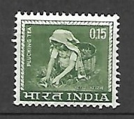 Indie xx U462 flora zbiór herbaty MNH VF