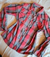 Koszula męska w kratę roz. L