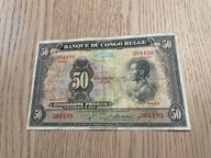 Kongo Belgijskie - 50 franków - 1948 - bardzo rzadki