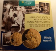 REPLIKI ZŁOTYCH MONET POLSKICH Z OKRESU MIĘDZYWOJENNEGO-MIKOŁAJ KOPERNIK