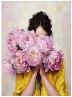 Plakat „Floral Muse” – Minimalistyczny Plakat Artystyczny